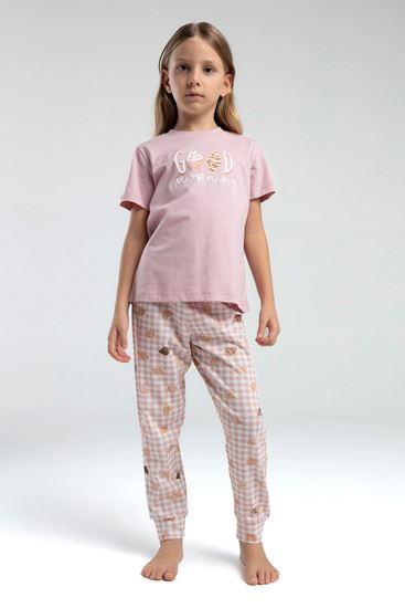 2-15 Yaş Good Morning Kız Çocuk Takım-Pembe