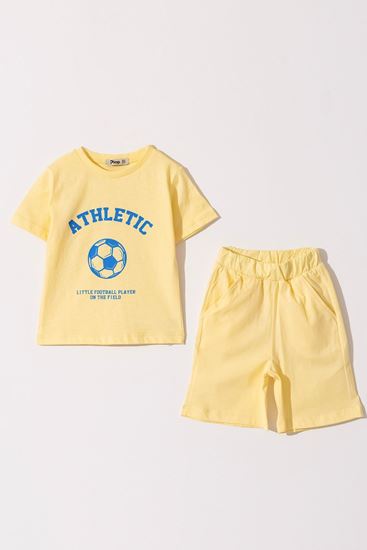 6-9 Yaş Athletic Surf Erkek Çocuk Takım-Sarı