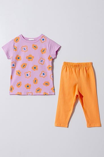 6-9 Yaş Happy Diana Kız Çocuk Takım-Lila