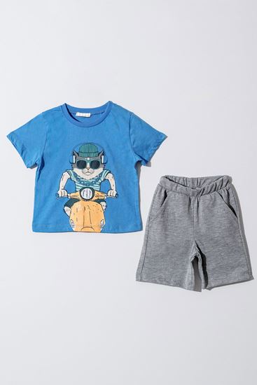 2-5 Yaş Star Cool Erkek Çocuk Takım-Saks