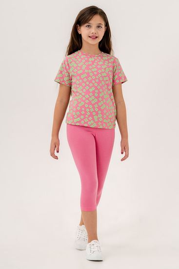 6-9 Yaş New Daisy Relaxe  Kız Çocuk Takım-Pembe