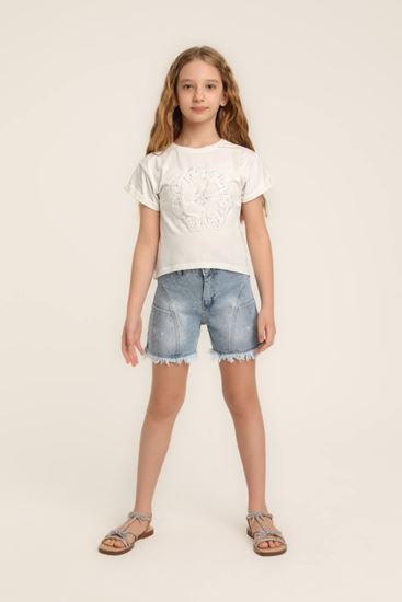 5-14 Yaş Magic Daisy Kız Çocuk Takım-Ekru