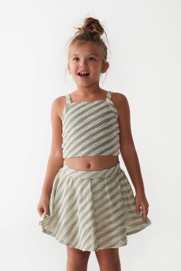 4-8 Yaş All Star Dance Kız Çocuk Crop-Yeşil