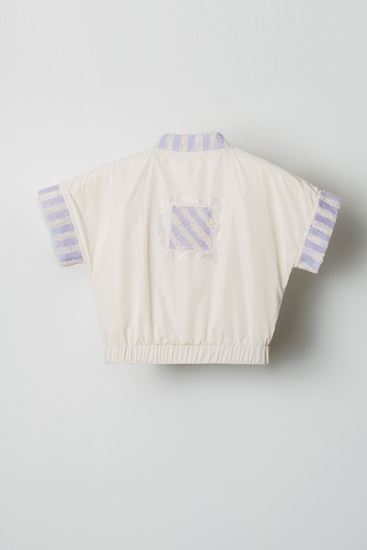 4-8 Yaş Premium All Star Kız Çocuk Tasarım Yelek-Lila