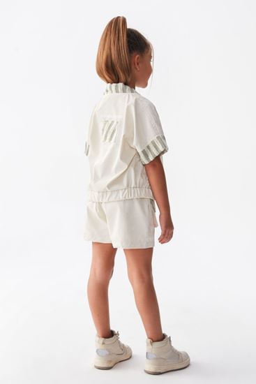 4-8 Yaş Premium All Star Kız Çocuk Tasarım Yelek-Yeşil