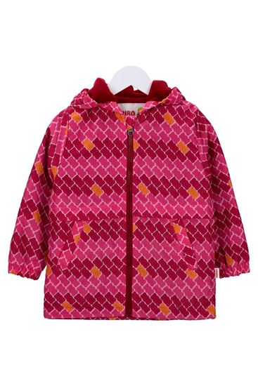 3-8 Yaş Lisanslı Haribo Kız Çocuk Mont-Fuşya