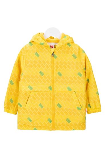 3-8 Yaş Lisanslı Haribo Kız Çocuk Mont-Sarı