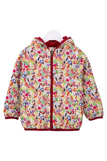 3-8 Yaş Lisanslı Haribo Kız Çocuk Mont-Fuşya