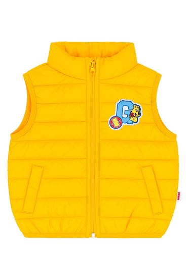 3-8 Yaş Lisanslı Haribo Erkek Çocuk Dolgulu Yelek-Sarı