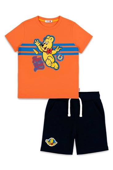 2-8 Yaş Lisanslı Haribo Erkek Çocuk Takım-Oranj