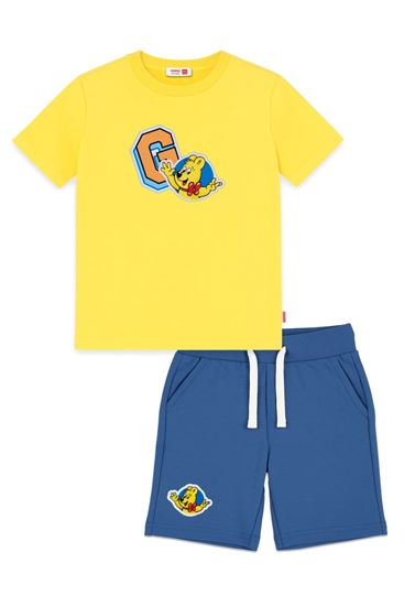 2-8 Yaş Lisanslı Haribo Erkek Çocuk Takım-Sarı