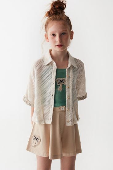 8-14 Yaş Miami Lavin Kız Çocuk T-Shirt-Yeşil