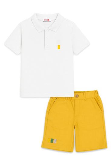 2-8 Yaş Lisanslı Haribo Erkek Çocuk Takım-Ekru