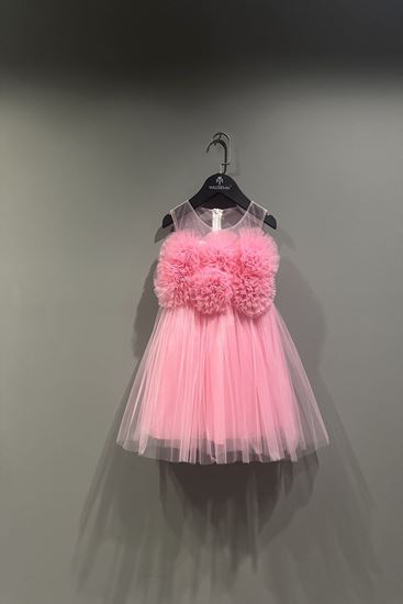 4-8 Yaş New Paulina Kız Çocuk Abiye-Pembe