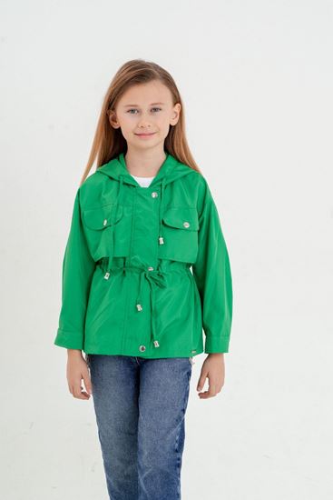 4-16 Yaş Dream Alice Su İtici Kız Çocuk Yağmurluk & Rüzgarlık-Benetton Yeşil