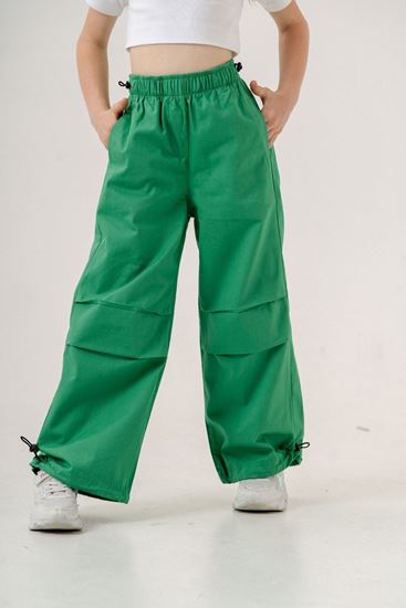 4-15 Yaş Havana Alice Kız Çocuk Pantolon-Benetton Yeşil