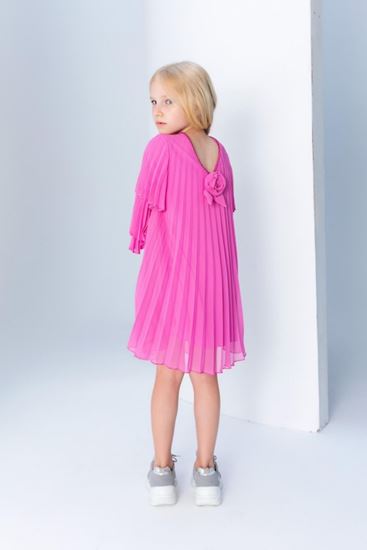 8-15 Yaş  Lethbridge Kız Çocuk Elbise-Pembe
