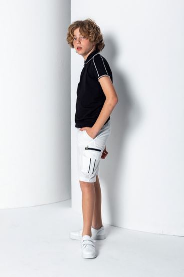 8-15 Yaş Haiti Erkek Çocuk Takım-Siyah