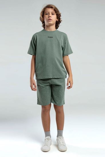 5-16 Yaş Lisanslı KAPPA Erkek Çocuk Takım-Haki