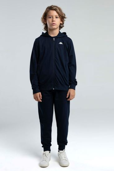 5-16 Yaş Lisanslı KAPPA Erkek Çocuk Hırka-Lacivert