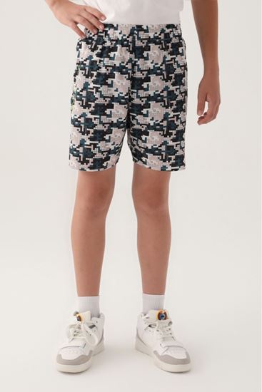 5-16 Yaş Lisanslı KAPPA Erkek Çocuk Kapri-Ekru