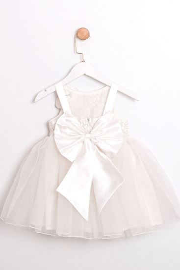 2-5 Yaş Gıada Angel Kız Çocuk Elbise-Ekru