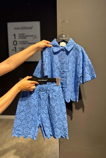 8-14 Yaş Berceste Magic Kız Çocuk Takım-Saks