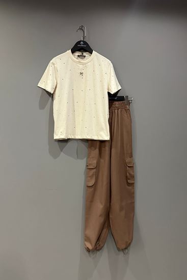 9-15 Yaş Best Magic Premium Kız Çocuk Takım-Latte