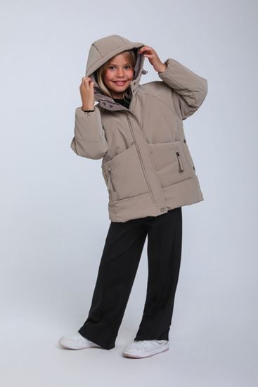 8-14 Yaş Glacier Wintermute Kız Çocuk Mont-Latte