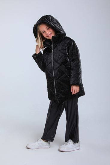 8-14 Yaş Quantum Storm Kız Çocuk Mont-Siyah