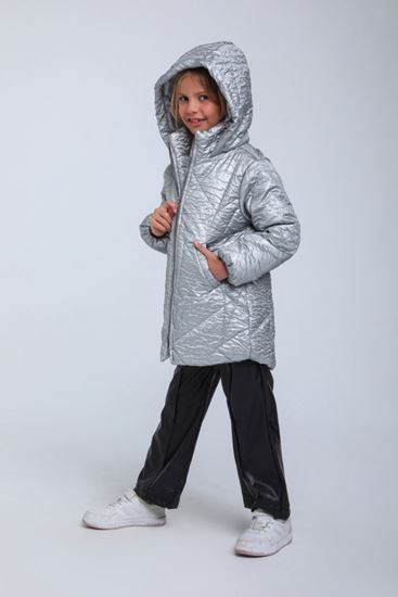 8-14 Yaş Quantum Storm Kız Çocuk Mont-Gümüş