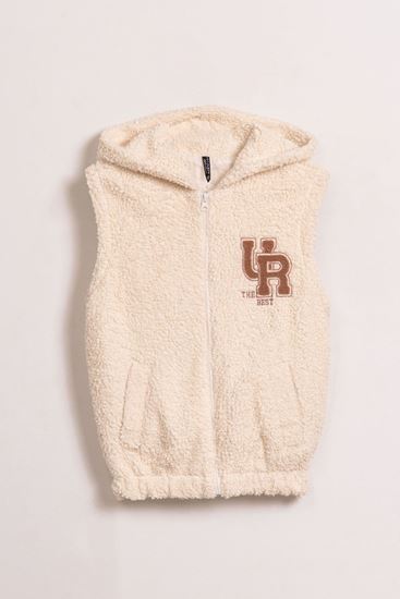 8-15 Yaş Lovobery Kız Çocuk Yelek-Latte