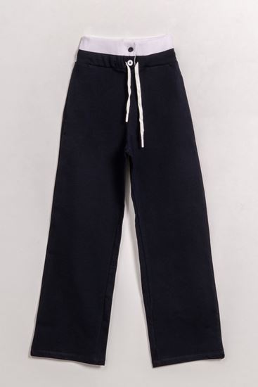 8-15 Yaş Locco Class Kız Çocuk Eşofman Pantolon-Lacivert