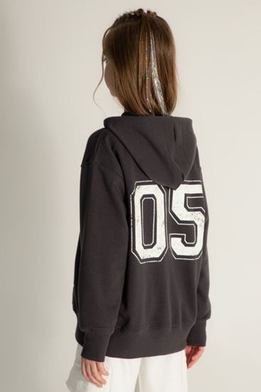 9-14 Yaş Mussness Magic Kız Çocuk Hırka-Antrasit