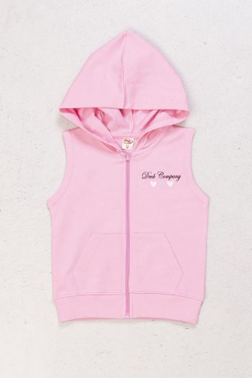 3-8 Yaş Happy Colors Kız Çocuk Yelek-Pembe