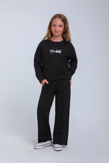 5-14 Yaş Gloss&Go Twist Kız Çocuk Takım-Siyah