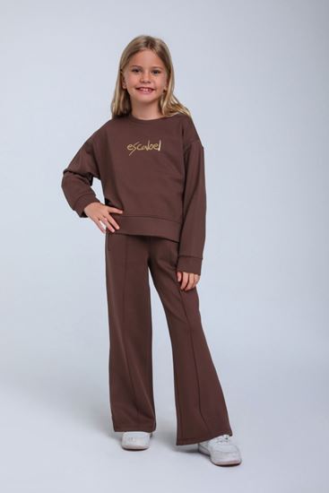 5-14 Yaş Gloss&Go Twist Kız Çocuk Takım-Mocca