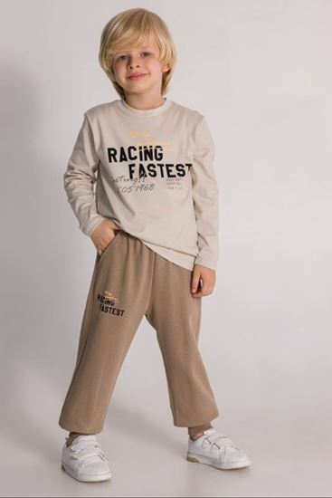 4-8 Yaş Racıng Fastest Erkek Çocuk Takım-Latte