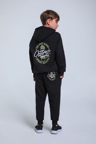 4-14 Yaş Grand Street Exhibition Erkek Çocuk Takım-Siyah