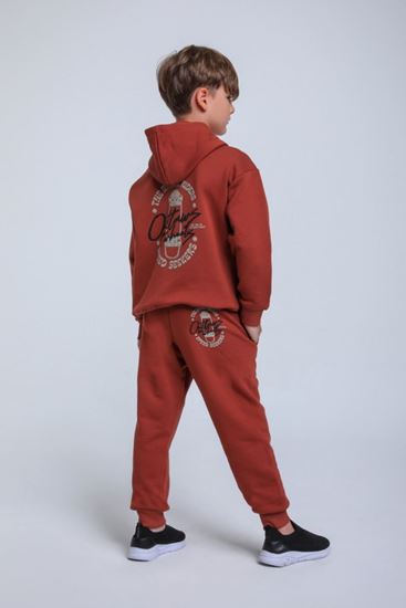 4-14 Yaş Grand Street Exhibition Erkek Çocuk Takım-Kiremit