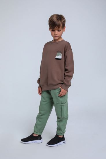 4-14 Yaş Mountain Choose Erkek Çocuk Takım-Kahverengi