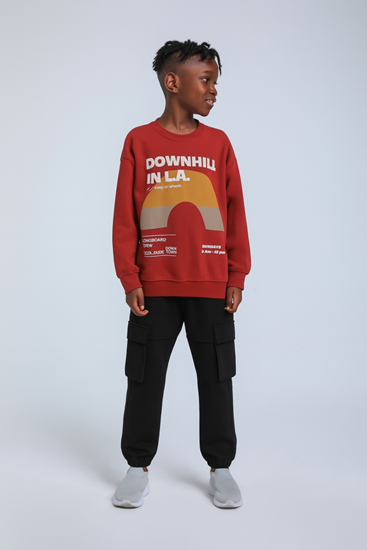 4-14 Yaş Downhıll Wheels Erkek Çocuk Takım-Siyah