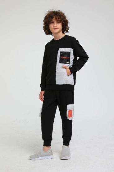 4-14 Yaş Only Performance Erkek Çocuk Takım-Siyah