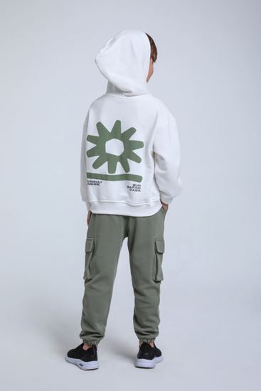 5-14 Yaş Safari Park Erkek Çocuk Takım-Ekru