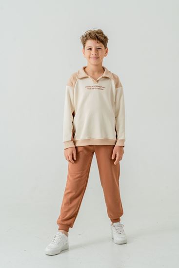 8-12 Yaş Perspectives New Erkek Çocuk Takım-Mocca