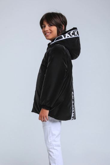 8-14 Yaş Jack Luxery Erkek Çocuk Mont-Siyah