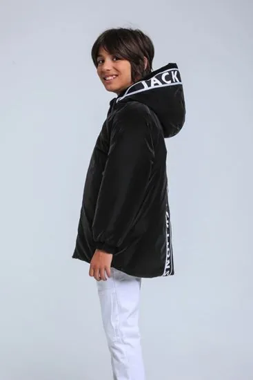 8-14 Yaş Jack Luxery Erkek Çocuk Mont-Siyah