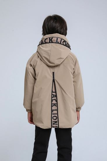 8-14 Yaş Jack Luxery Erkek Çocuk Mont-Latte