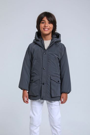 8-14 Yaş Night Rover Premium Erkek Çocuk Mont-Antrasit