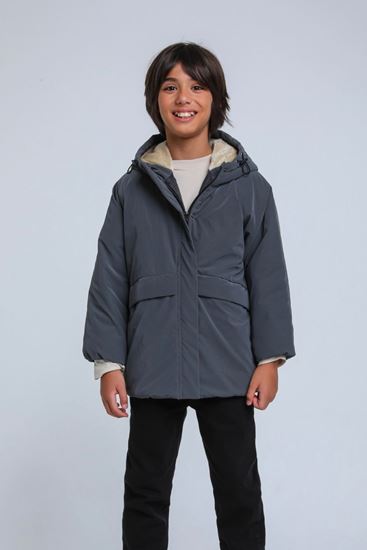 8-14 Yaş Shadow Premium Core Erkek Çocuk Mont-Antrasit